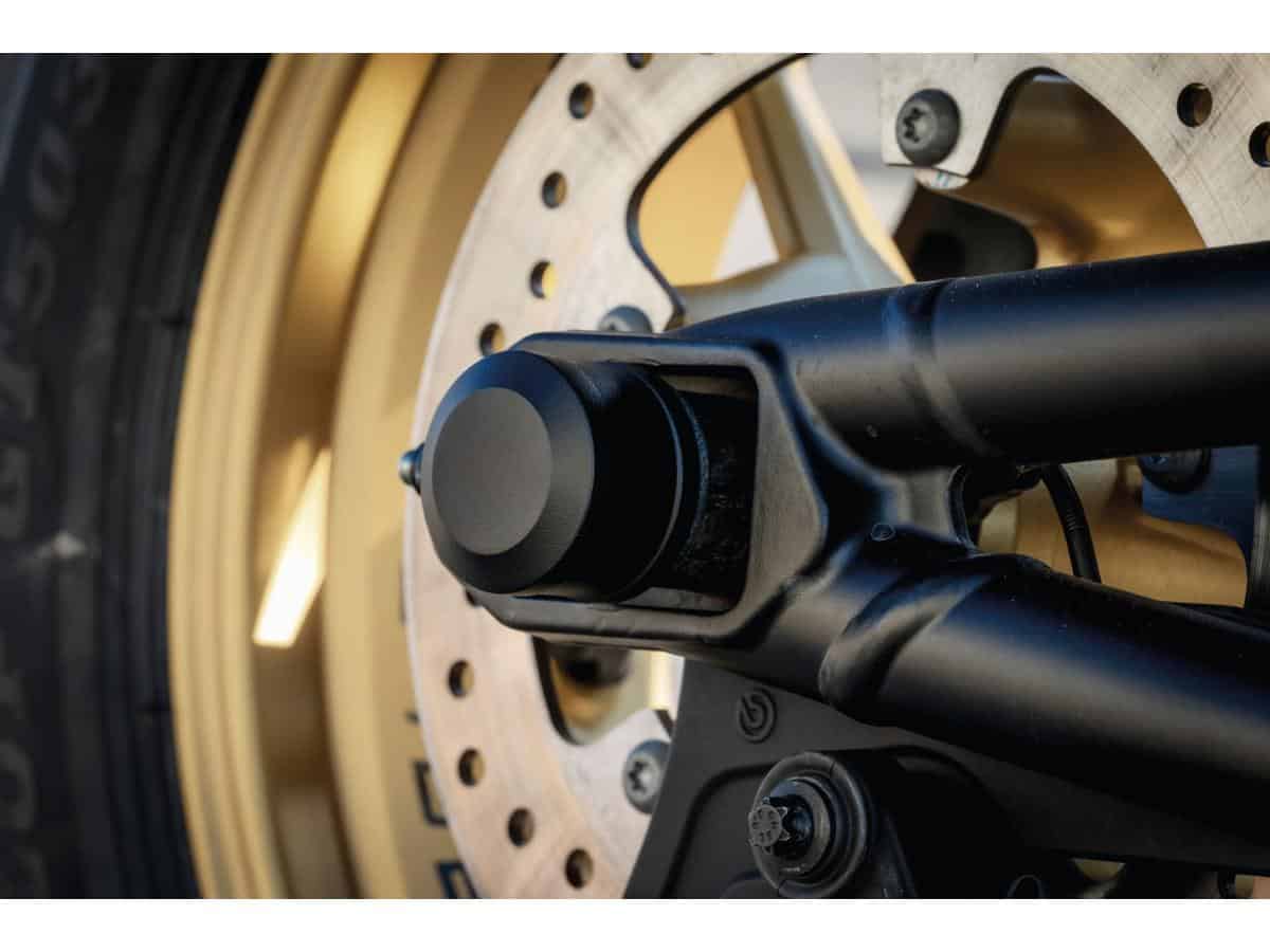 Rear axle cover set black powder coated Rear axle cover set black powder coated