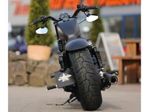 Rear Steel Fender for Sportster 04-up 16" or 17" Wheel up to 200 Tire Raw, 04-20 Sportster, (except 08-10 XR1200, 10-13 XR1200X) - Image 3