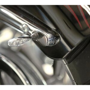 Rear Turn Signal Adapter for Breakout 13-17 For M8 Thread Turn Signals Polished