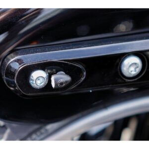 Rear Turn Signal Adapter for Breakout For M5 Thread Turn Signals Black Powder Coated