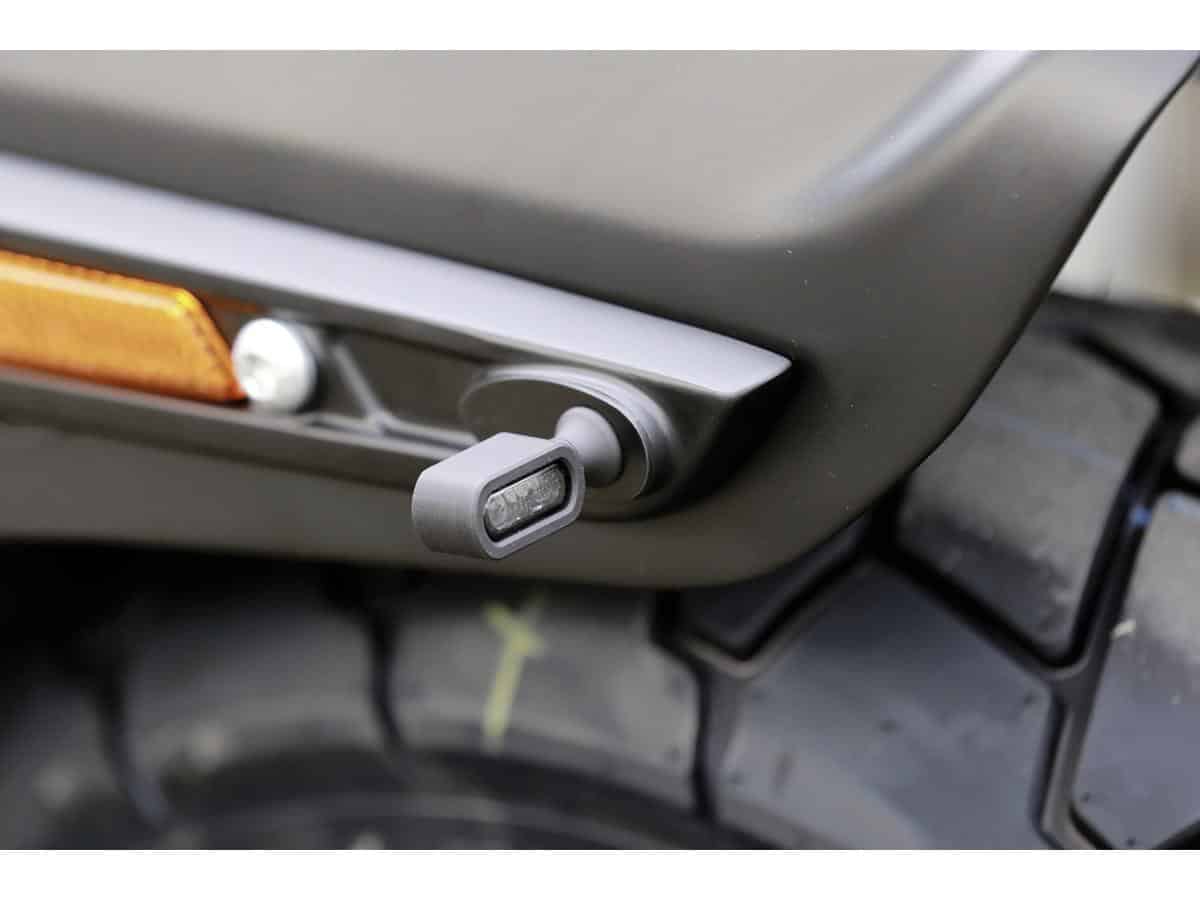 Rear turn signal adapter for fat bob for m8 thread turn signals matte black powder coated Rear turn signal adapter for fat bob for m8 thread turn signals matte black powder coated