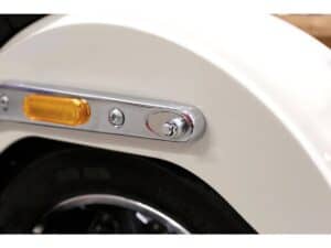 Rear Turn Signal Adapter for Fat Boy and Lowrider For M5 Thread Turn Signals Polished