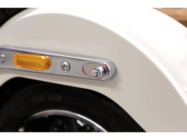 Rear Turn Signal Adapter for Fat Boy and Lowrider For M8 Thread Turn Signals Polished