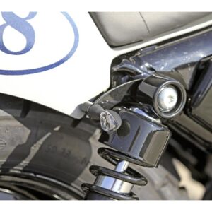 Rear Turn Signal Bracket for V-Rod Black Powder Coated