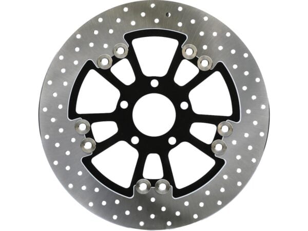 Round 340 mm Floated Brake Disc Vegas Black Satin Front