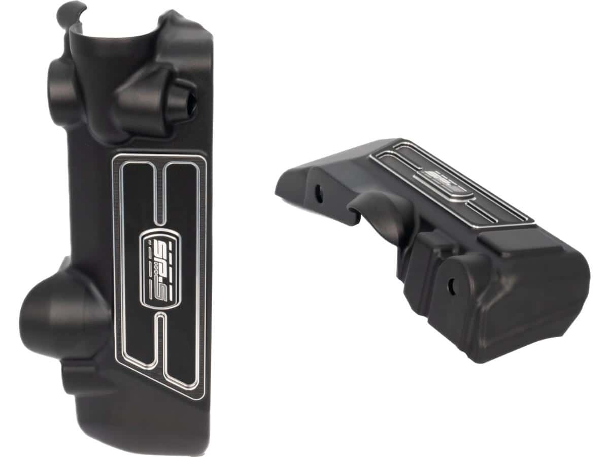 Sp-s radiator shroud set bi-color, 21-24 sportster s rh1250s, 22-24 nightster rh975, 23-24 nightster special rh975s 1 Thunderbike