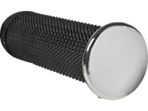 Smooth Base Grip and Footpeg Toppers Aluminium Polished