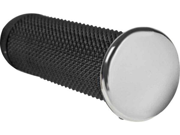 Smooth Base Grip and Footpeg Toppers Aluminium Polished