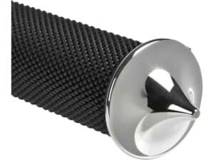 Spike Base Grip and Footpeg Toppers Aluminium Polished