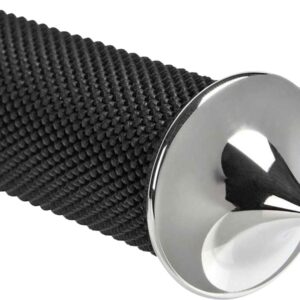 Spike Base Grip and Footpeg Toppers Aluminium Polished