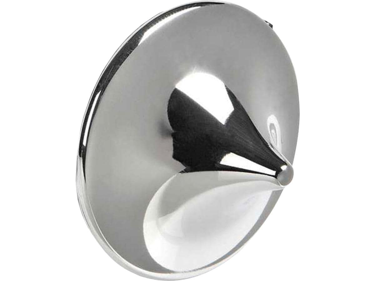 Spike base grip and footpeg toppers aluminium polished, 1 Thunderbike