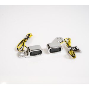 Stripe LED Turn Signal Aluminium Polished Light Smoke LED