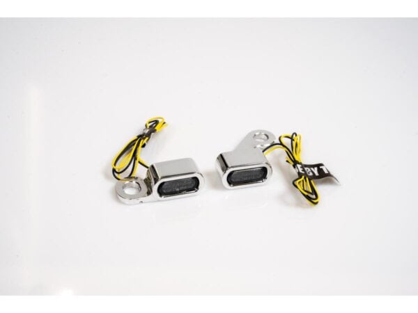 Stripe LED Turn Signal Aluminium Polished Light Smoke LED