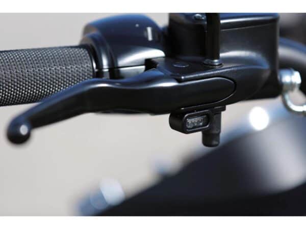 Stripe LED Turn Signal Black Powder Coated Light Smoke LED