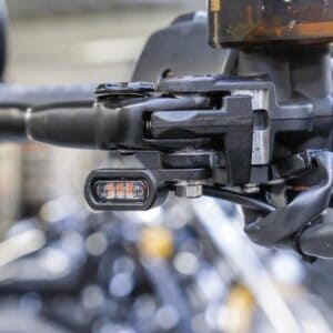 Stripe LED Turn Signal Black Powder Coated Light Smoke LED