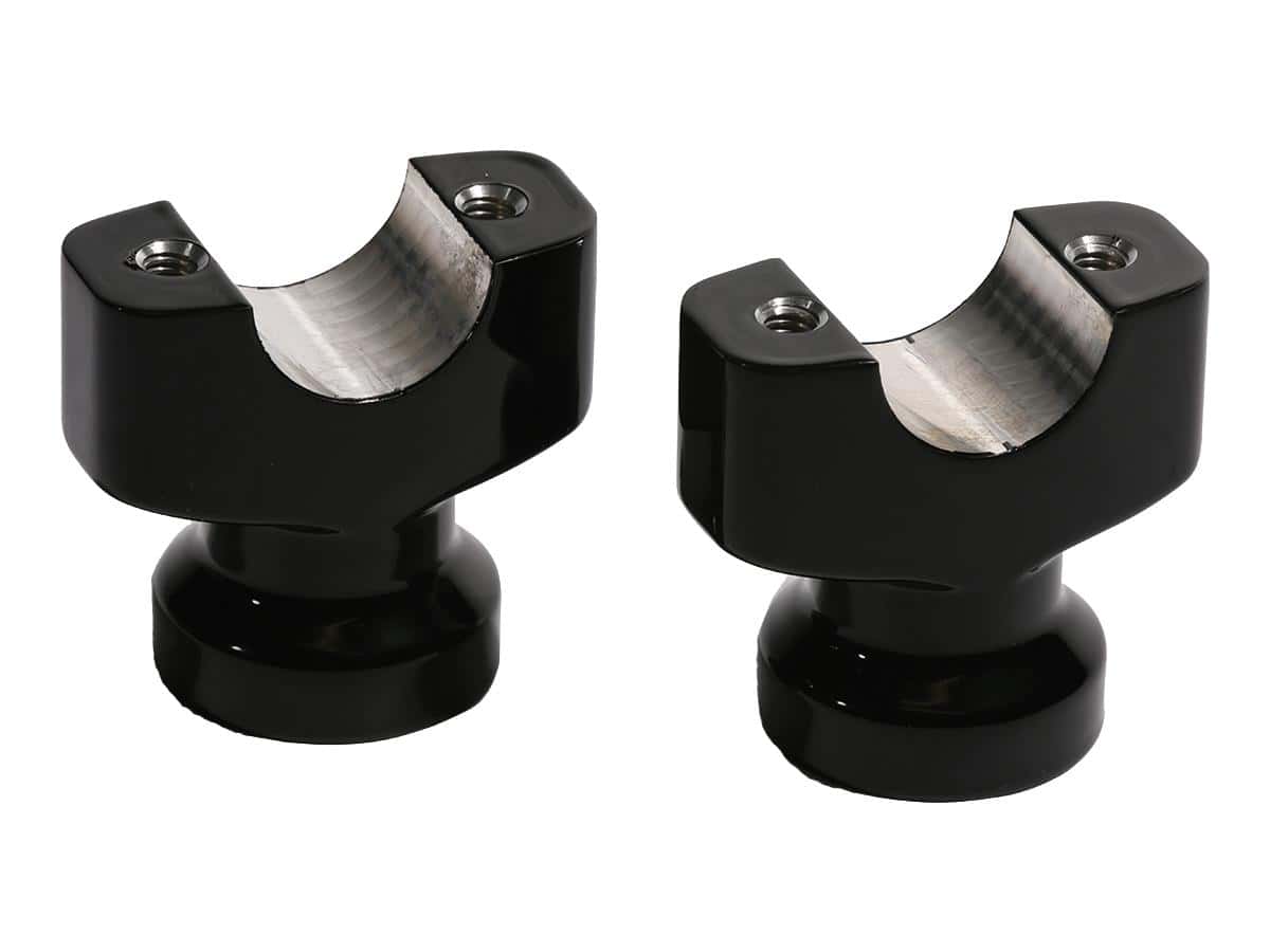 Tc breakout flat riser for breakout models straight up, height 63 mm gloss black powder coated 1 1/4", 13-14 fxsbse, 14-17 fxsb, 16-17 fxse 1 Thunderbike