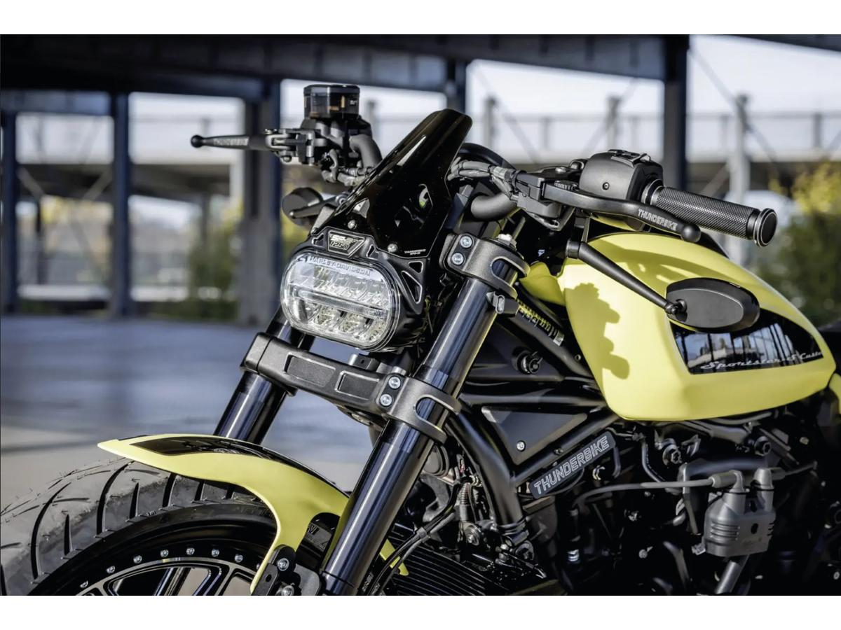 Thunderbike frame cover for sportster rh models black, 21-25 sportster rh 1 Thunderbike