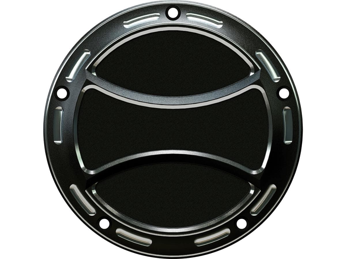 Torque clutch cover 5-hole bi-color anodized, 99-17 dyna, 99-18 softail, (except 18 flsb), 99-15 touring, (except 15 flhtkl, 15 flhtcul), 09-15 trike 1 Thunderbike
