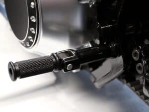 passenger Footpeg Rubber Design Black