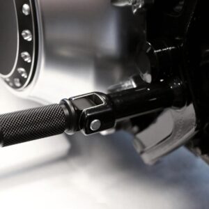 passenger Footpeg Rubber Design Black