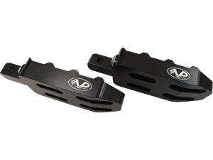 Pilot Twin Foot Peg Set Black Cut Anodized