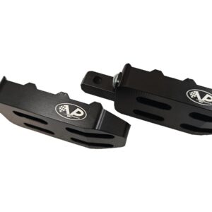 Pilot Twin Foot Peg Set Black Cut Anodized