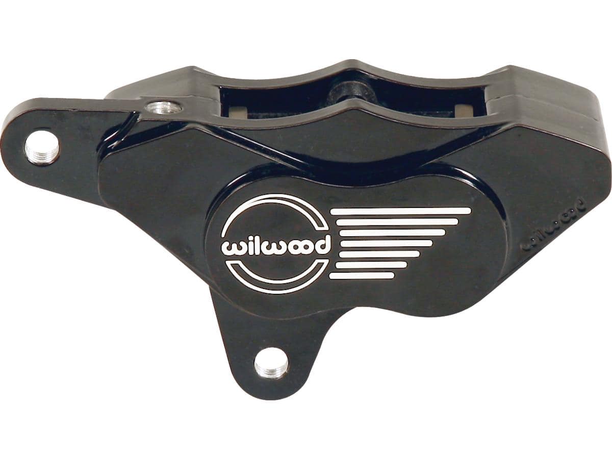 Wilwood gp brake caliper black, 84-99 sportster, 85-94 fx model, 91-99 dyna, 84-99 softail, (except 88-99 fxsts, 95-97 fxstsb, 98-99 flsts), 85-99 touring 1 Wilwood