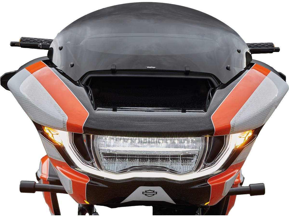 Helix replacement windscreen height: 11,5" dark smoke, 23-25 fltrxse, 24-25 fltrx, 24 fltrxstse, 25 fltrstse 1 Windvest