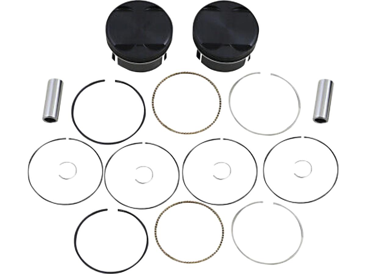 Black edition piston kit for milwaukee eight stroke 4. 375" bore 4 Black edition piston kit for milwaukee eight stroke 4. 375" bore 4