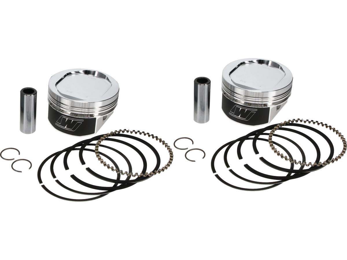 Forged conversion (forged) piston kit for sportster stroke 3,813" bore 3,518" (89,3572 mm ), inverted dome -11,2cc 9. 5:1 +. 020 mm, 86-20 sportster, (except 87 xlh1100, 88-02 xlh1200, 96-20 xl1200c, 96-03 xl1200s, 04-08 xl1200r, 06-10 xl1200l, 08-12 xl1200n, 08-10 xr1200, 10-20 xl1200x, 10-13 xr1200x, 12-16 xl1200v, 13 xl1200c anv, 13-16 xl1200ca, 13-17 xl1200cb, 14-18 xl1200t, 16-20 xl1200cx, 18 xl1200x anx, 19-20 xl1200ns, 19-20 xl1200xs, 20 xl 1200t) 1 Wiseco