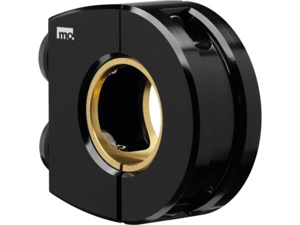 mo.switch Push-Button Clamp for 1" or 7/8" Handlebars 2 Black Button Gloss Black Anodized