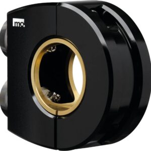 mo.switch Push-Button Clamp for 1" or 7/8" Handlebars 2 VA Button Gloss Black Anodized