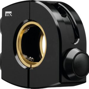 mo.switch Push-Button Clamp for 1" or 7/8" Handlebars 3 Black Button Gloss Black Anodized