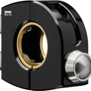 mo.switch Push-Button Clamp for 1" or 7/8" Handlebars 3 VA Button Gloss Black Anodized
