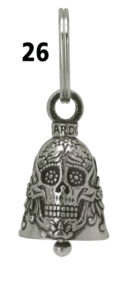 Guardian bells, guardian bell "sugar skull bell" 1 Guardian bell