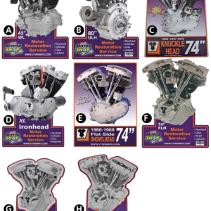 45" Flathead Engine Plaque