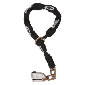 Abus, 8008 disc lock & 12ks120 black loop chain