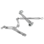 Apex SS3 Bagger foot controls. Machined Finish17-25 FLT/Touring