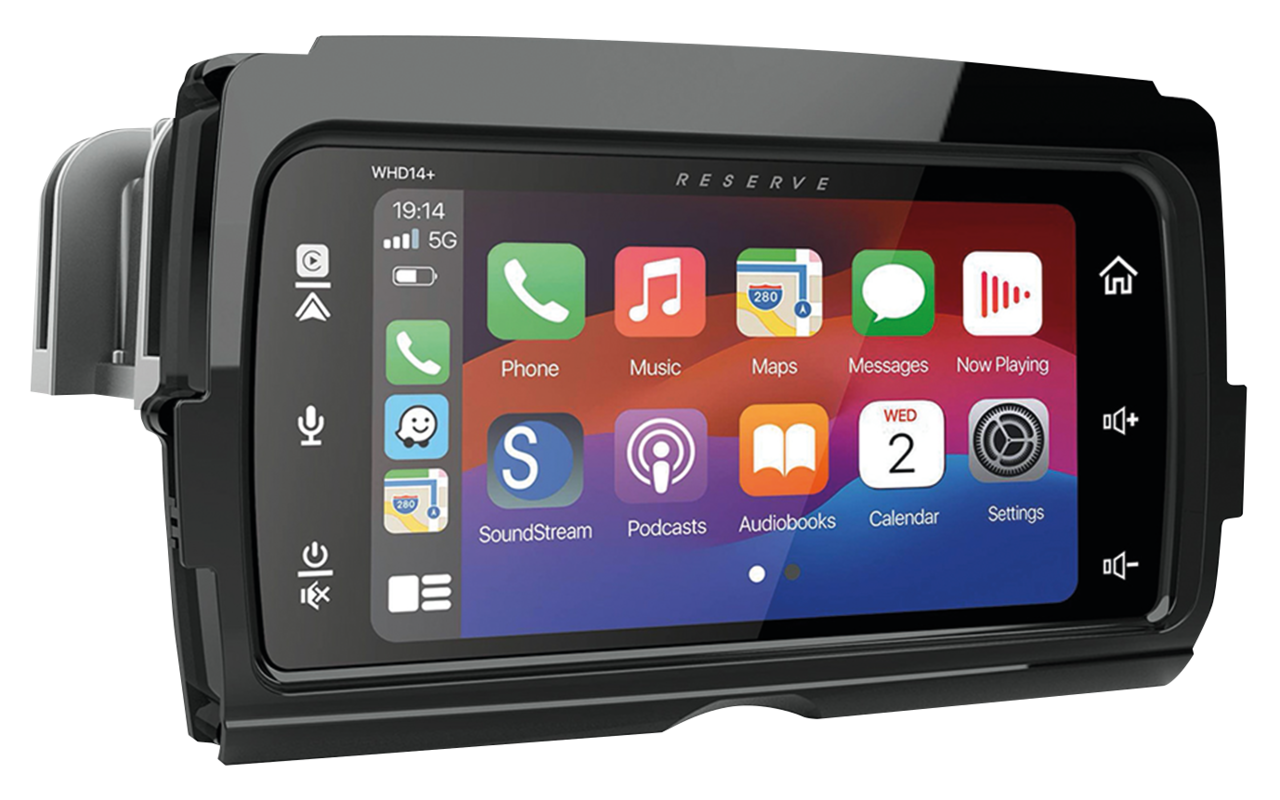 Soundstream replacement radios with apple carplay & android auto for harley-davidson, 7" headunit carplay/android flh/t14-up 1 Soundstream