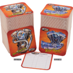 100pck Zodiac late Shovel engine coaster,