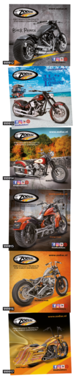 10Pck Zodiac Black Prince sticker