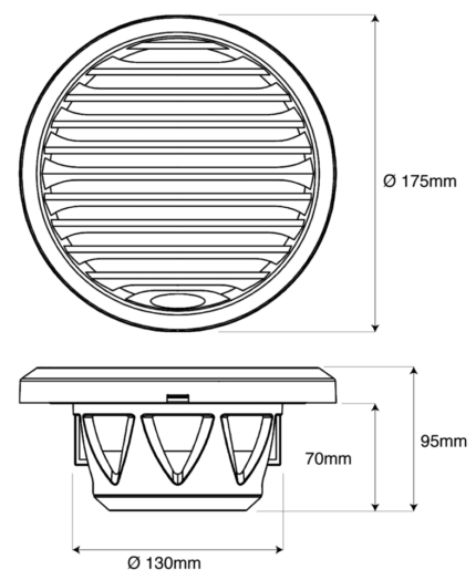 Aquatic 6.5" Speakers for Speaker Lids