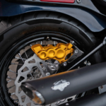 Ness 6-piston 11.8" caliper gold right