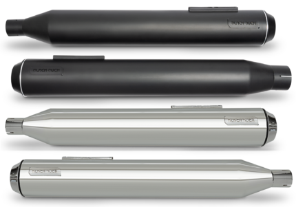 BD Bombardier Slip-On Chrome FLH/T17-Up