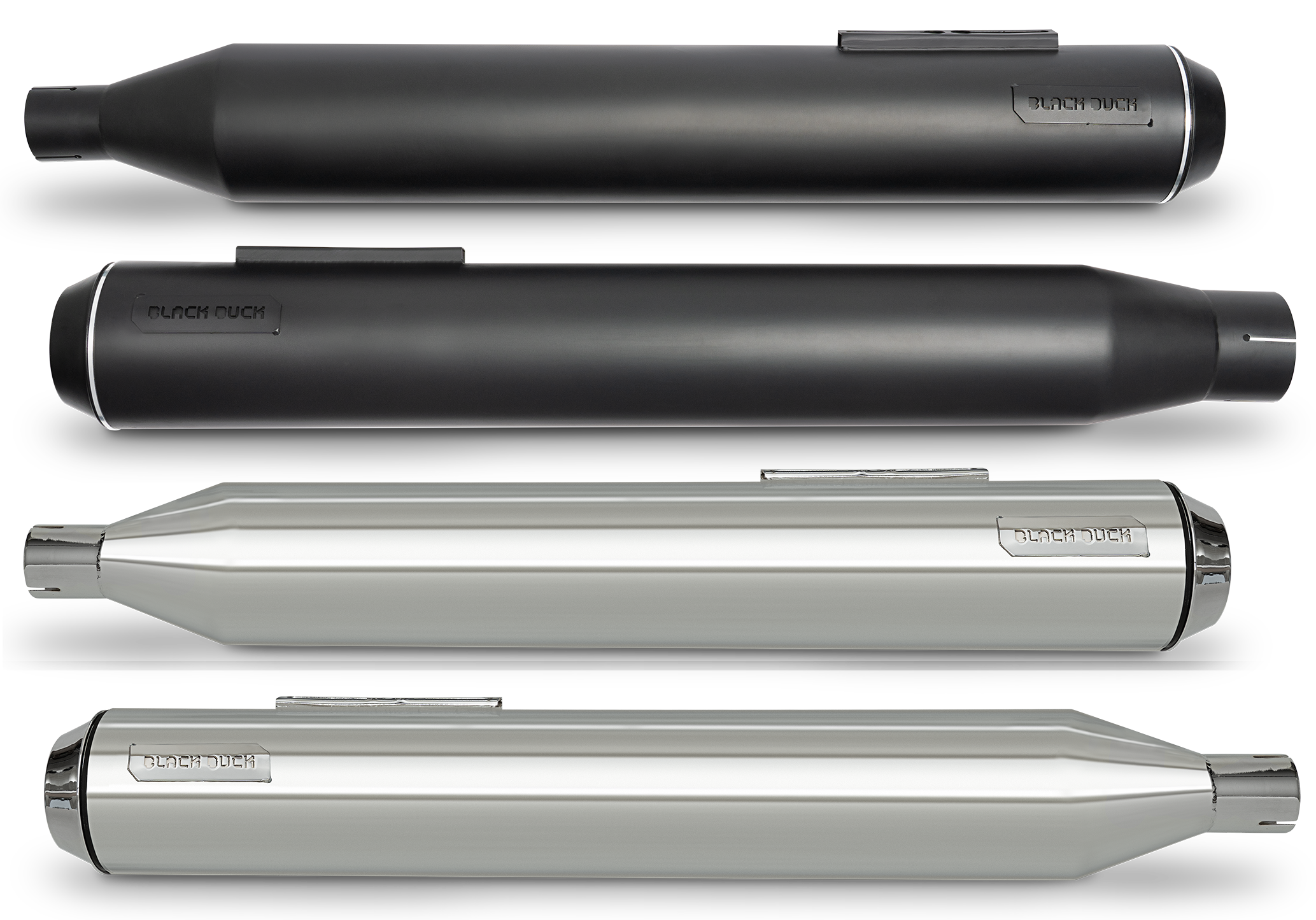 BD Bombardier Slip-On Chrome FLH/T17-Up