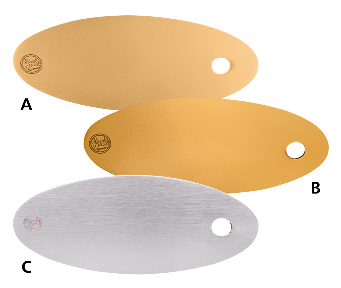 Black Duck inspection bracket satin chr