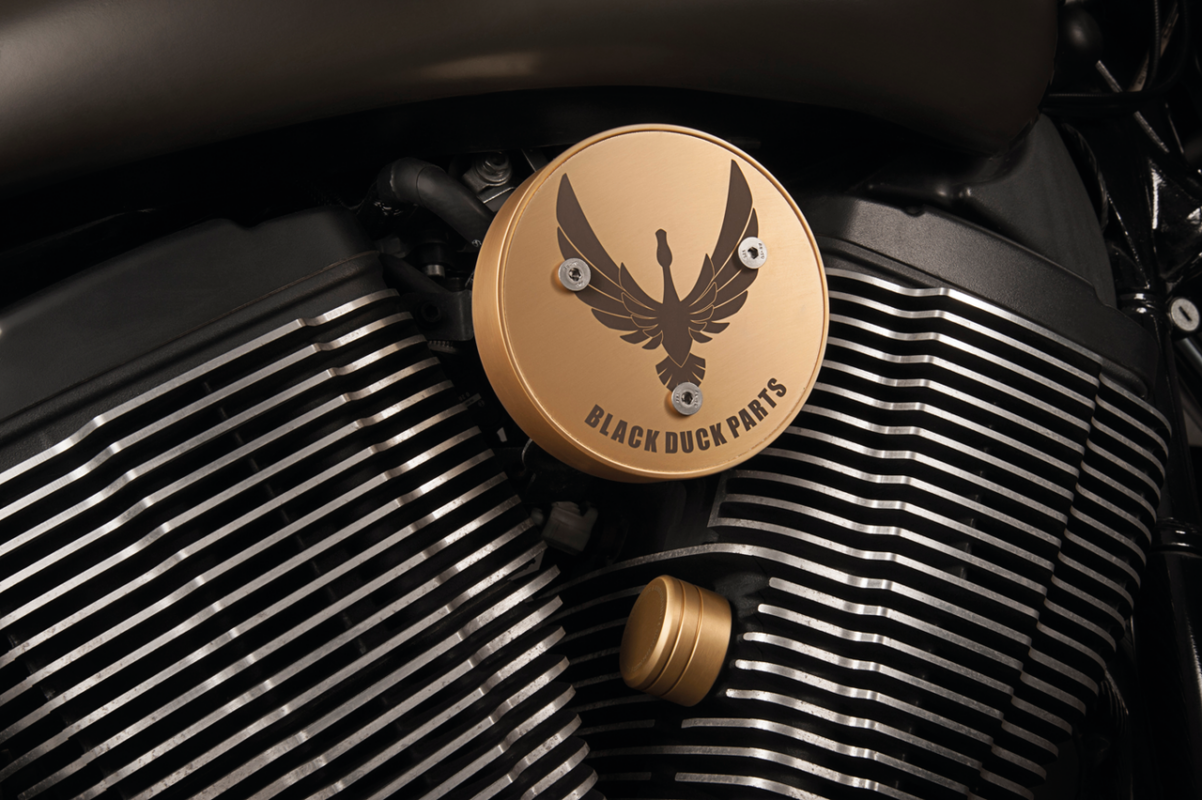 Blk Duck engine side cvrs f/Victory sat.