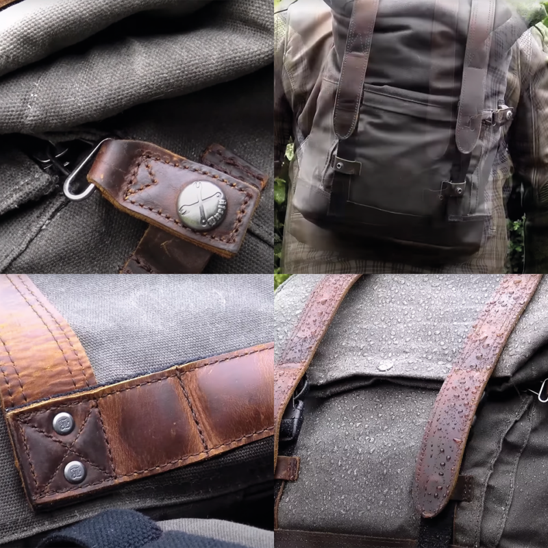 Burly Voyager Backpack Dark Oak