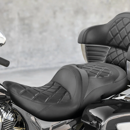 2-Up Diamond Seat Black Indian14-Up
