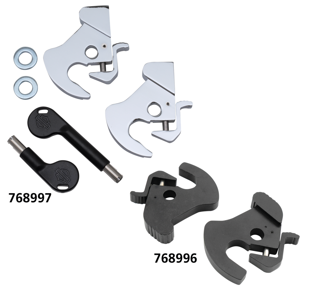 Chrome locking latch kit,